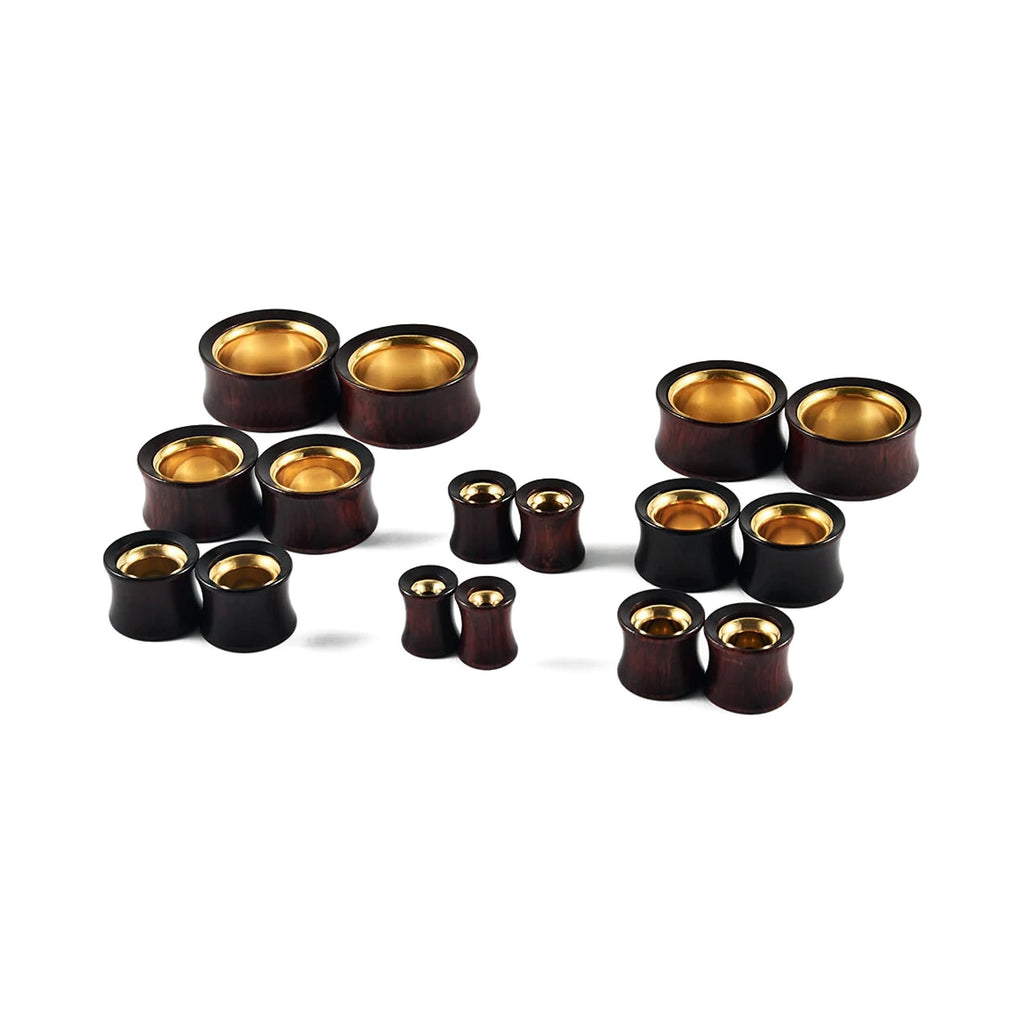 Plugs bois de santal — paire
