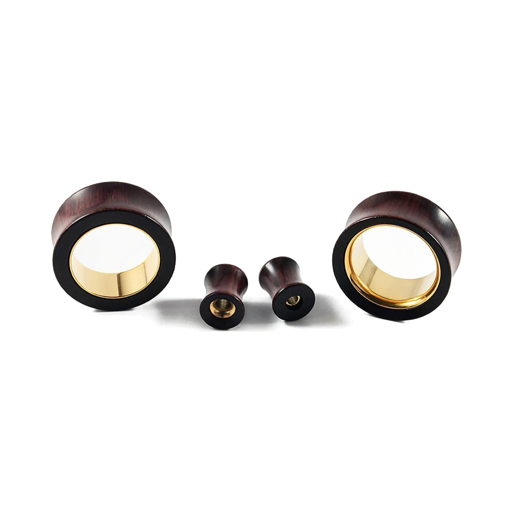 Plugs bois de santal — paire