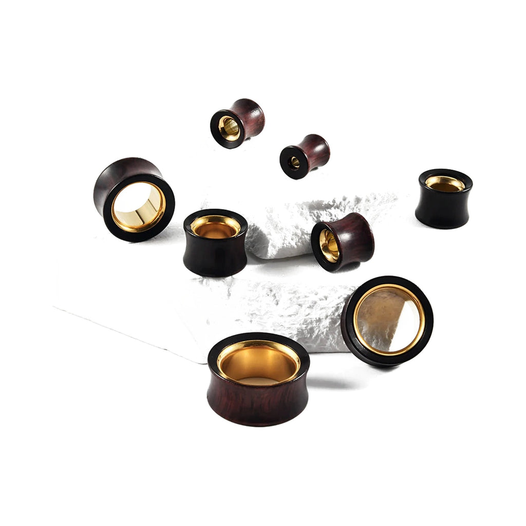 Plugs bois de santal — paire
