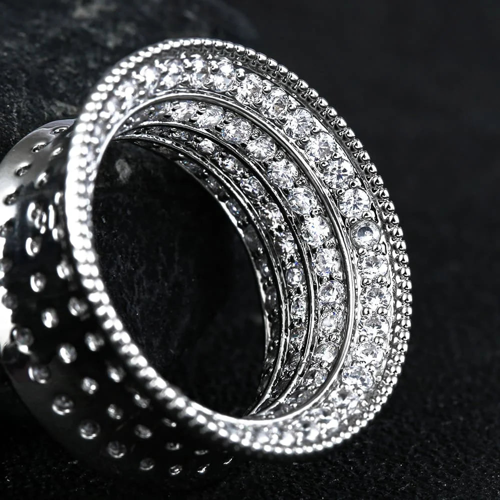 Tunnel acier serti strass, vue principale — Stretchy